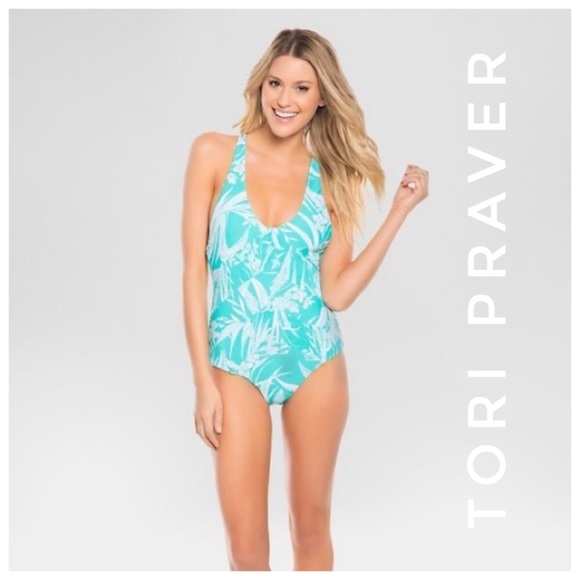 🌿✌🏻sold🌿✌🏻TORI PRAVER swimwear sea foam - Picture 2 of 11